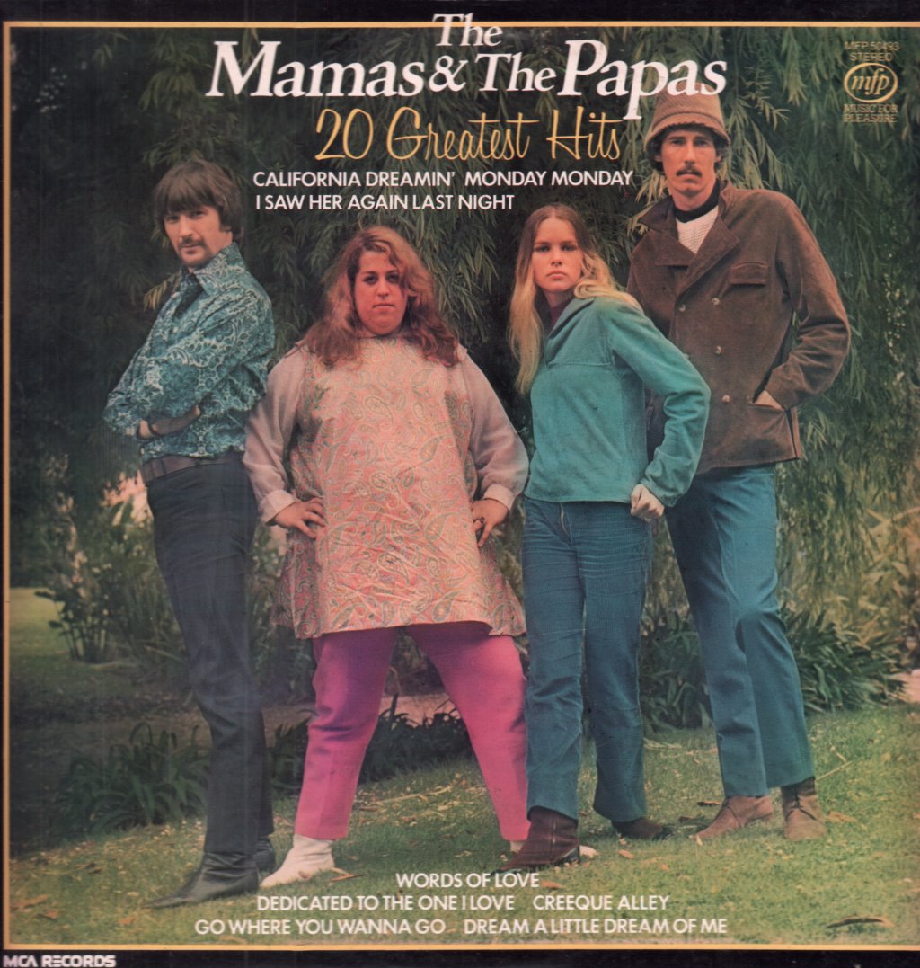 Mamas And The Papas - 20 Greatest Hits - Lp