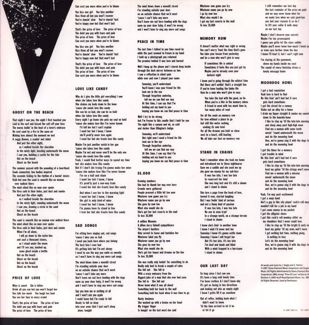 Insiders (Rock Group) - Ghost On The Beach - Lp