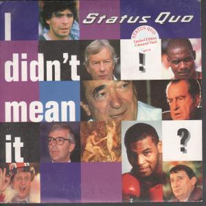 Status Quo - I Didn't Mean It - 7 Inch