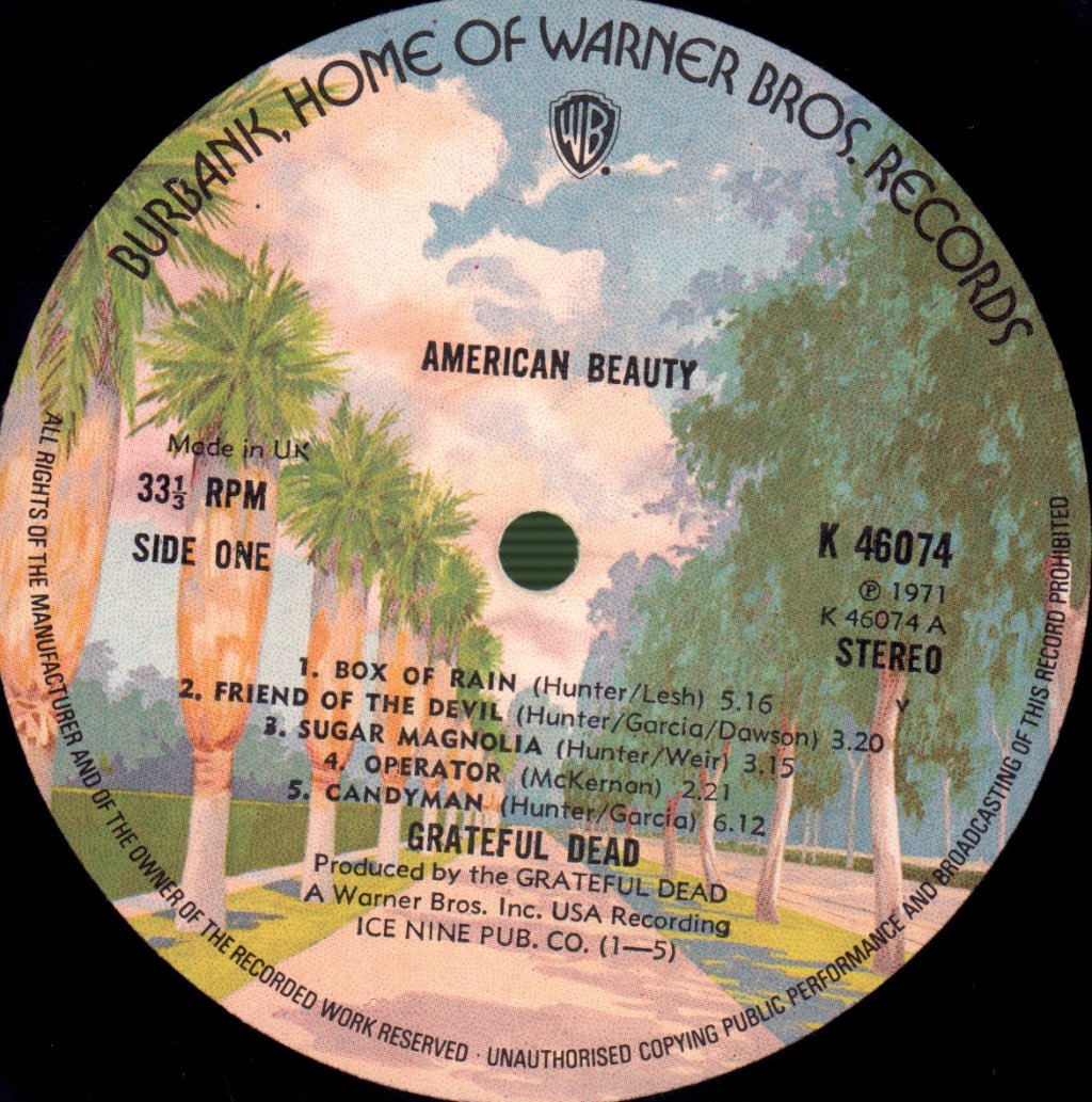 Grateful Dead - American Beauty - Lp