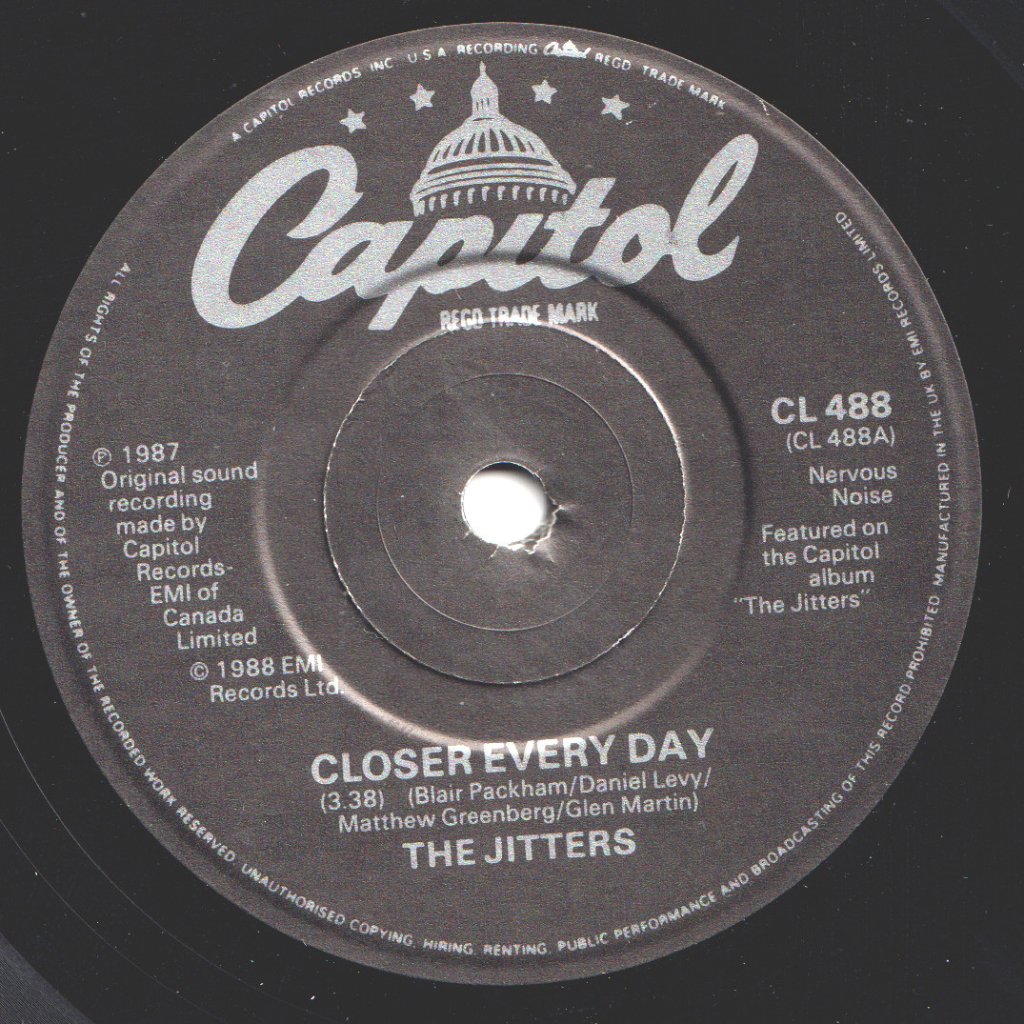 Jitters - Closer Every Day - 7 Inch