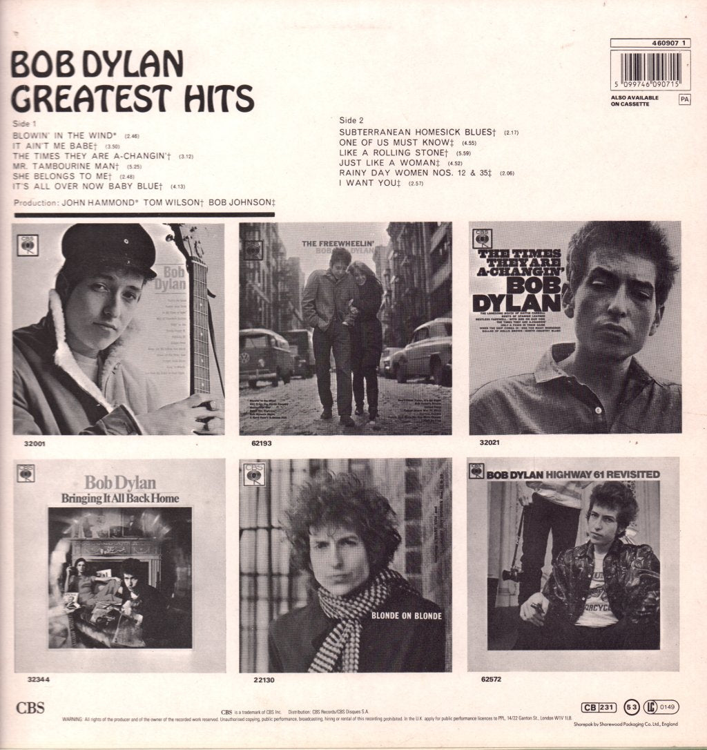 Bob Dylan - Greatest Hits - Lp