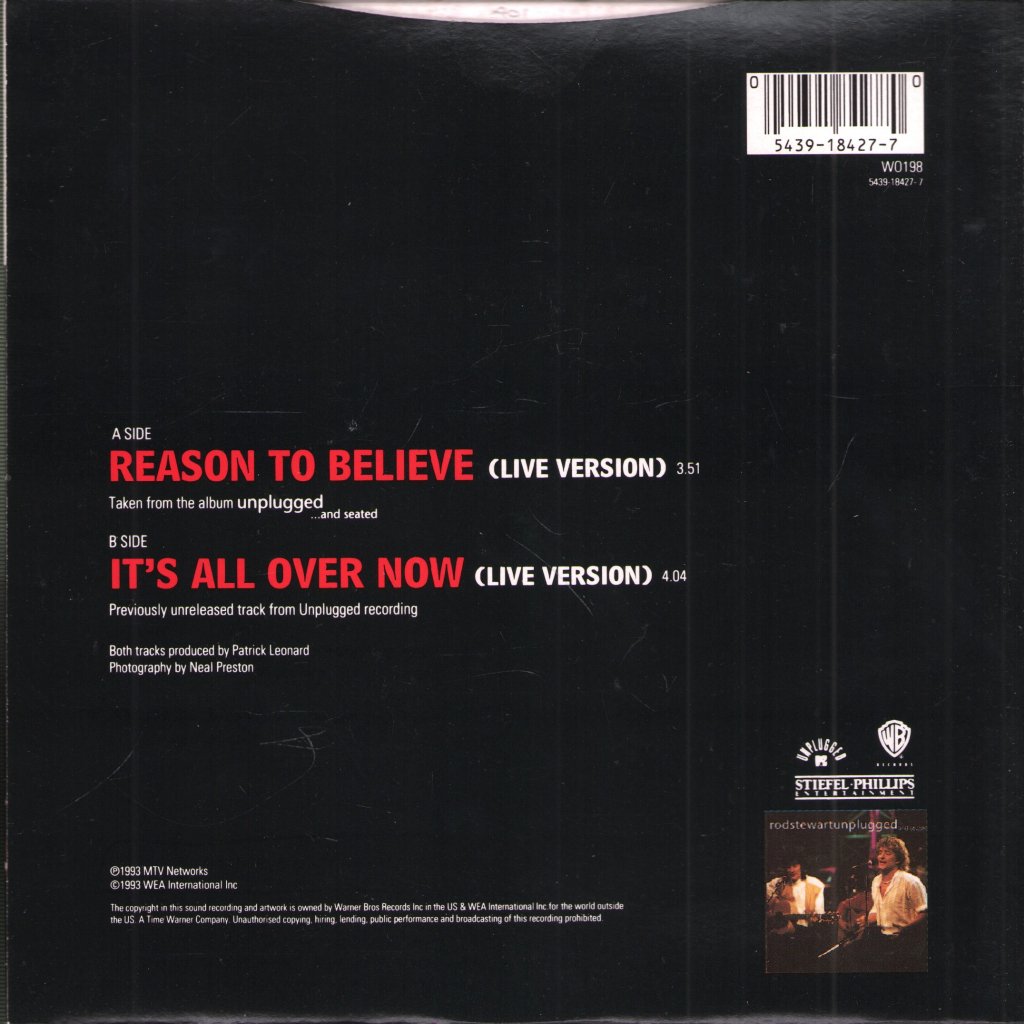Rod Stewart - Reason To Believe - 7 Inch