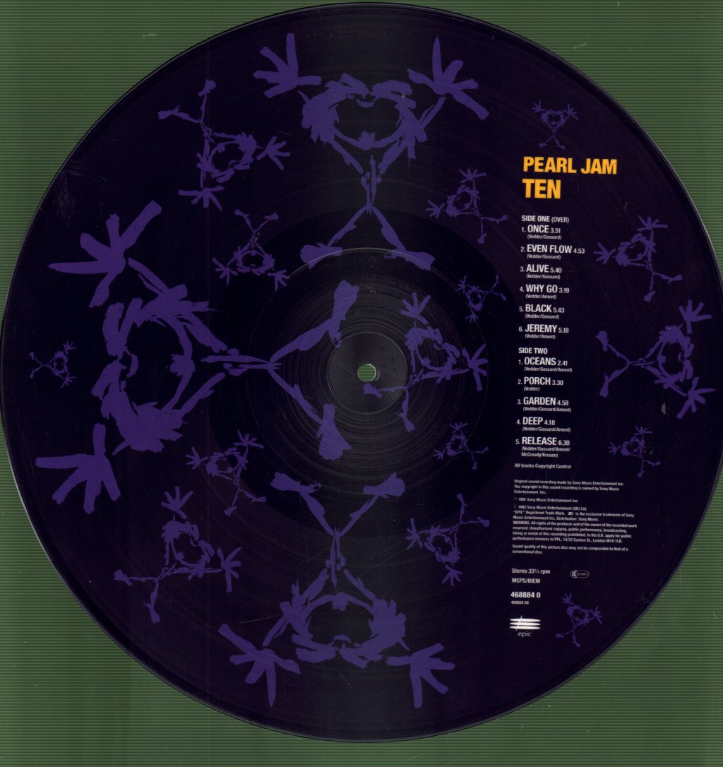 Pearl Jam - Ten - Lp