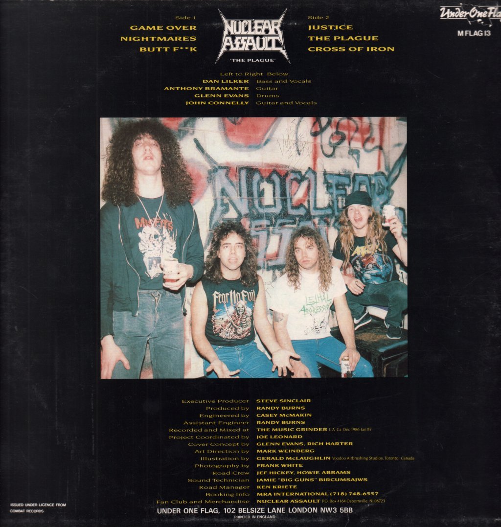 Nuclear Assault - Plague - Lp