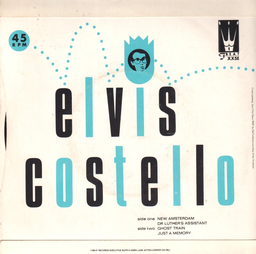 Elvis Costello - New Amsterdam - 7 Inch