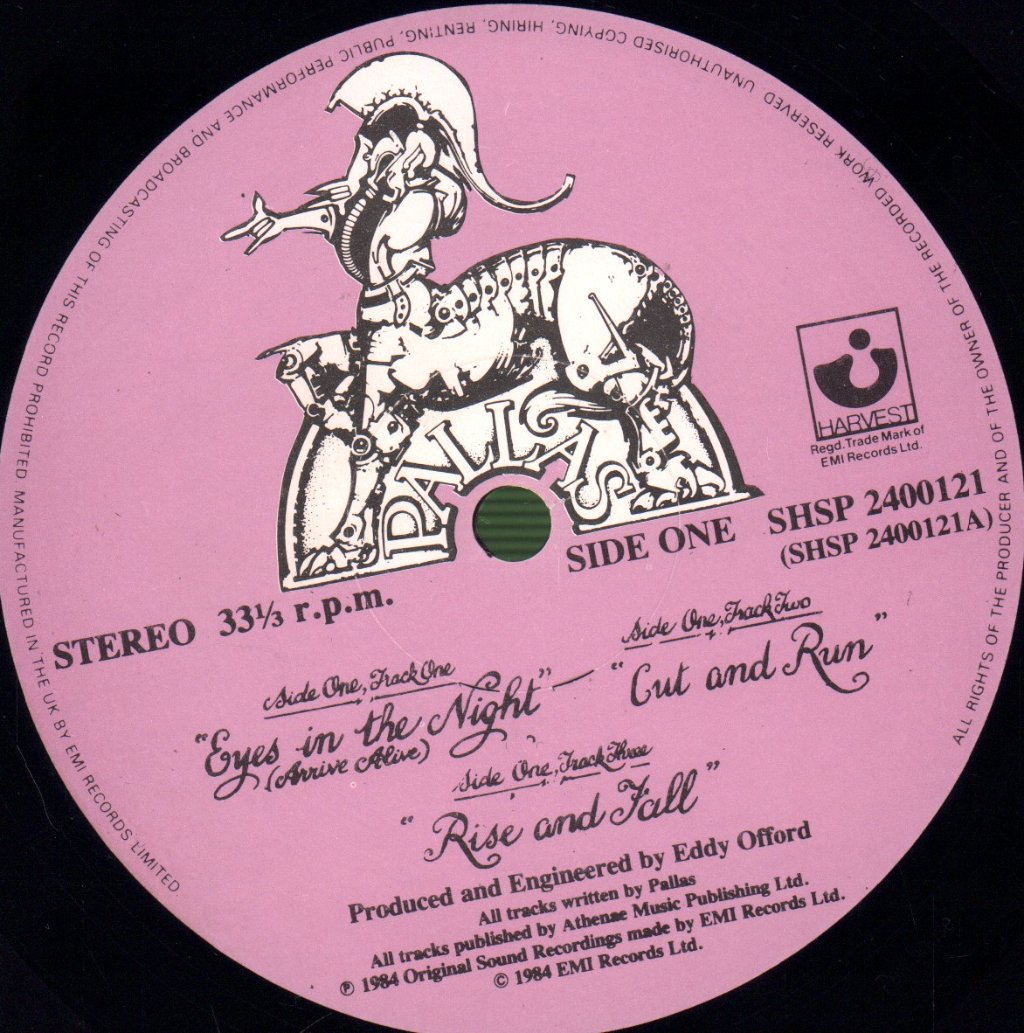 Pallas - Sentinel - Lp