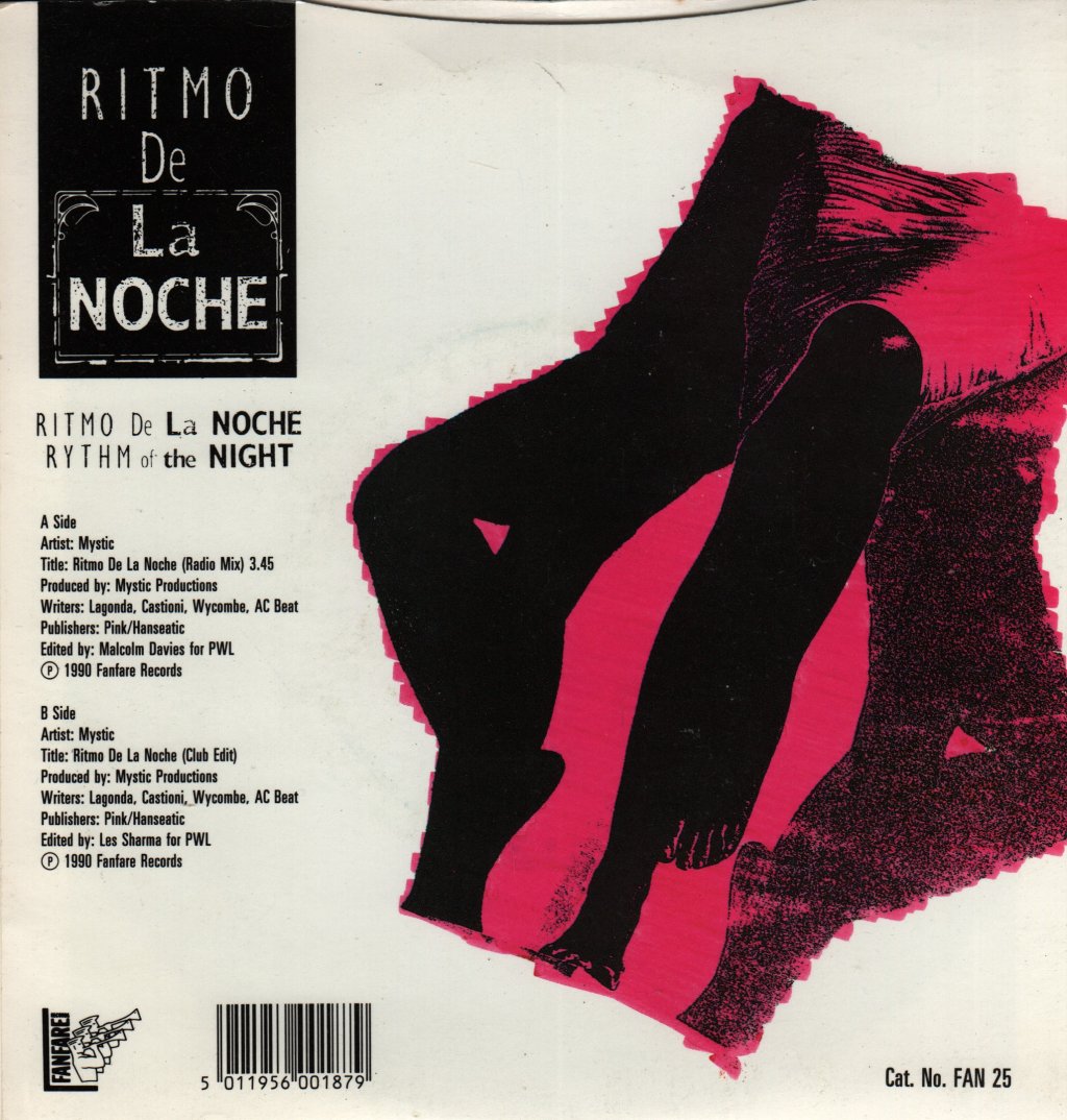 Ritmo De La Noche - Mystic - 7 Inch