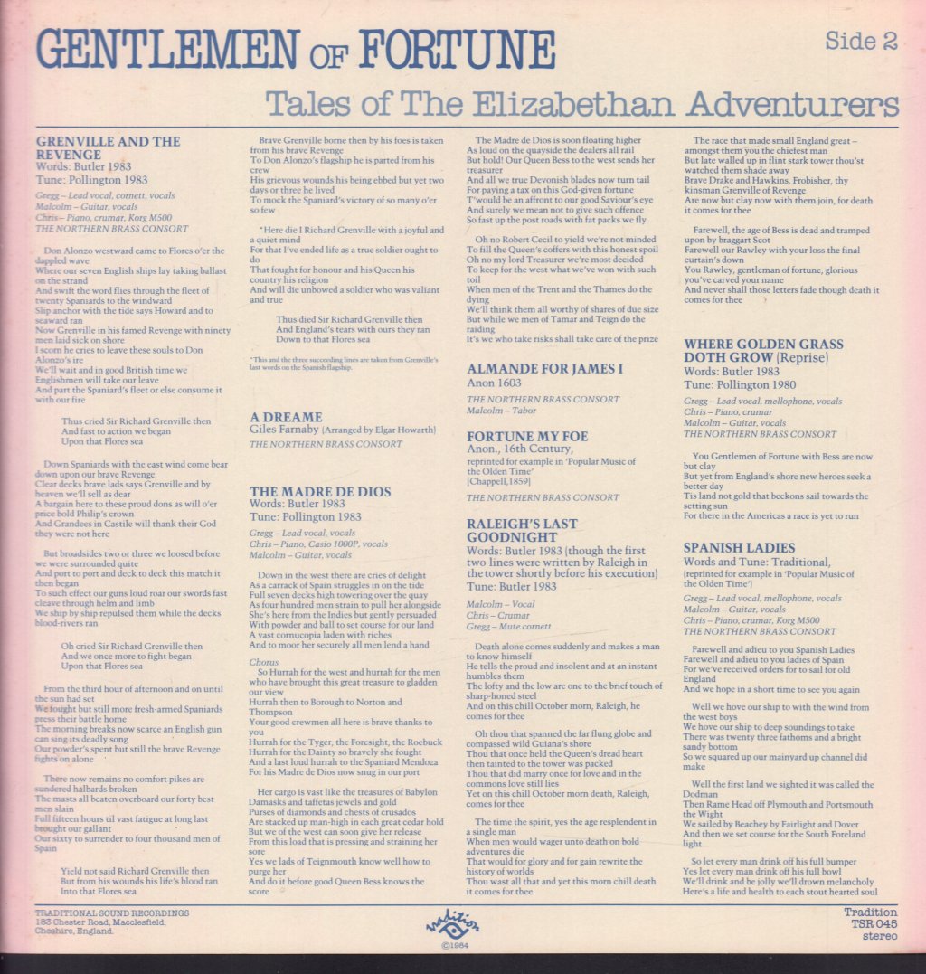 Strawhead - Gentlemen Of Fortune - Lp