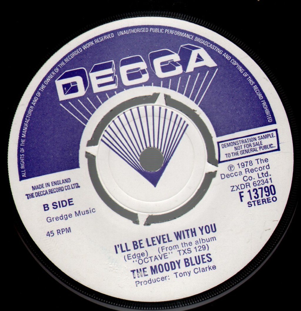 Moody Blues - Steppin' In A Slide Zone - 7 Inch