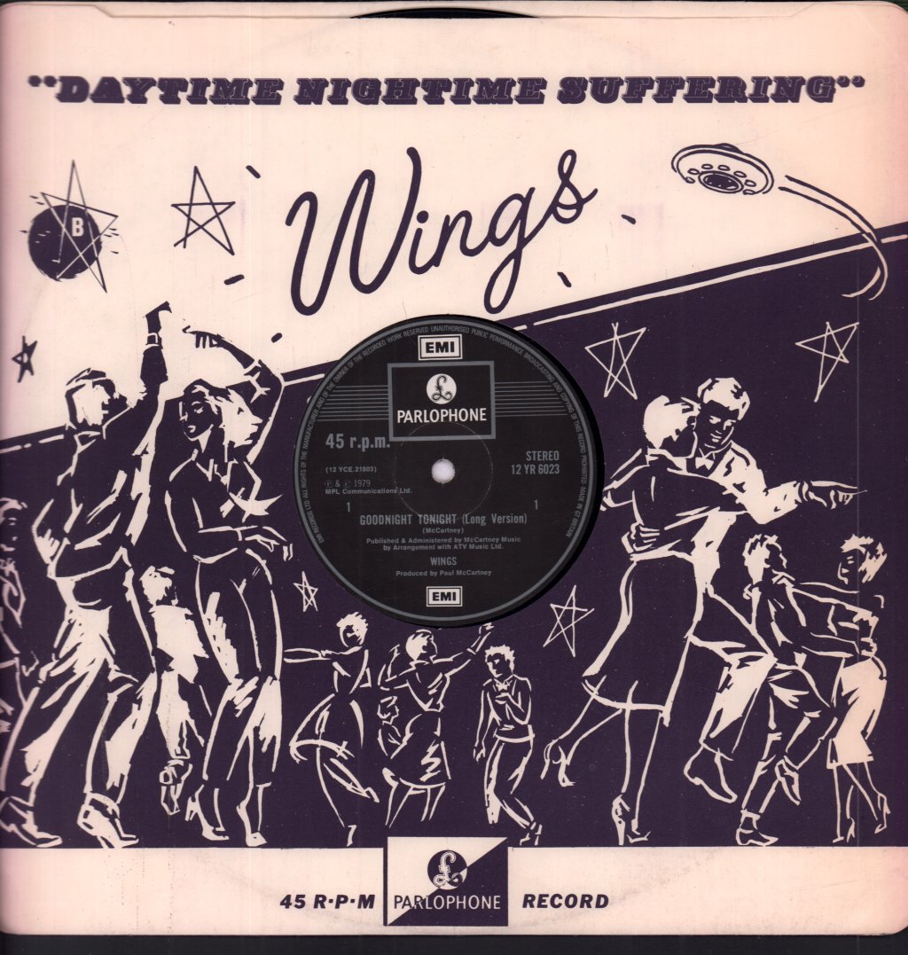 Wings - Good Night Tonight - 12 Inch