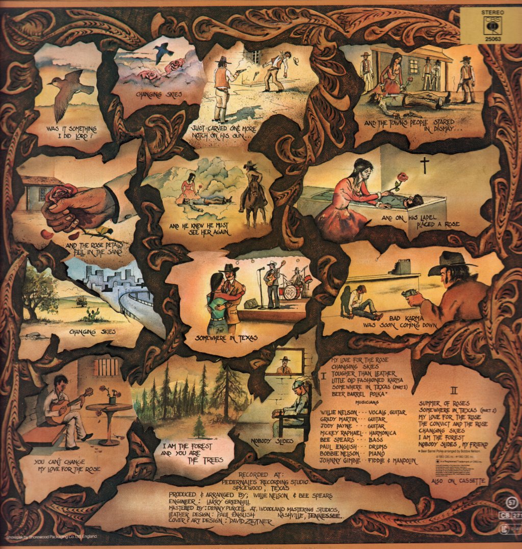 Willie Nelson - Tougher Than Leather - Lp