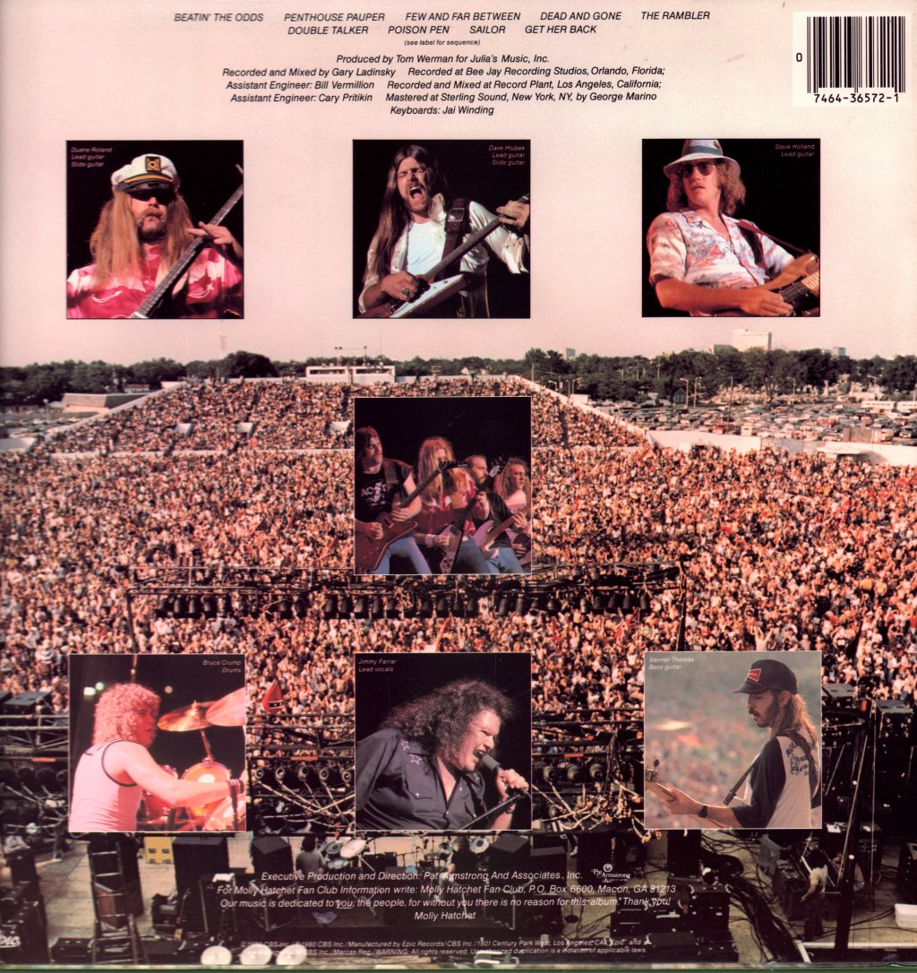 Molly Hatchet - Beatin' The Odds - Lp