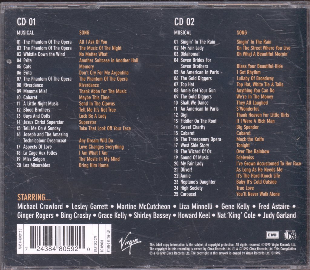 Various Artists - Best Musicals In The World...Ever! - Double Cd