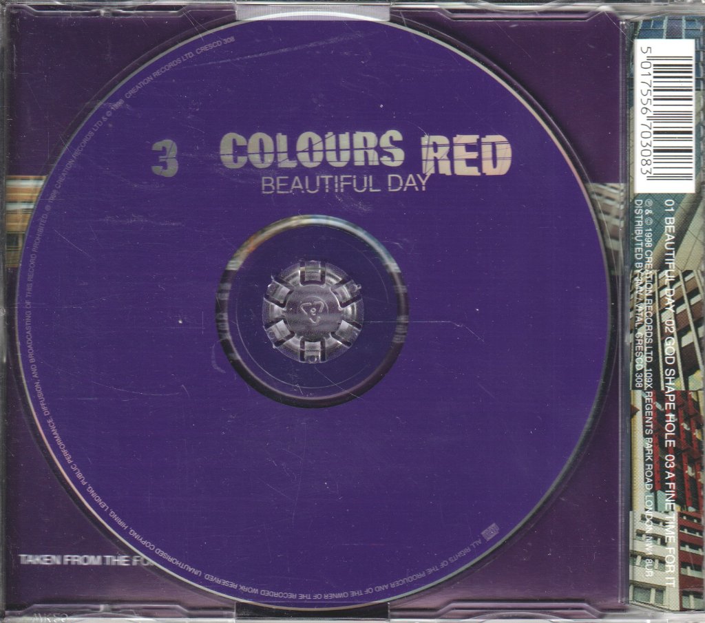 3 Colours Red - Beautiful Day - Cd