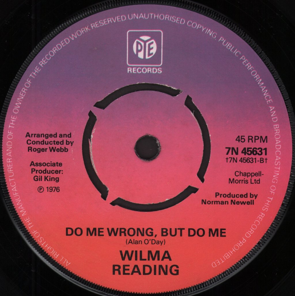 Wilma Reading - It's Over - 7 Inch