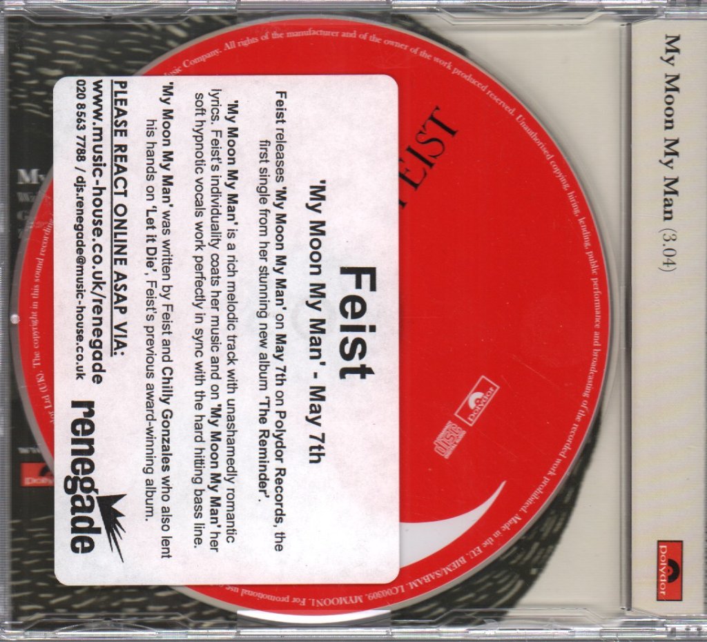 Feist - My Moon My Man - Cd