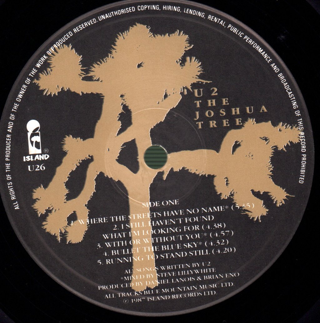 U2 - Joshua Tree - Lp