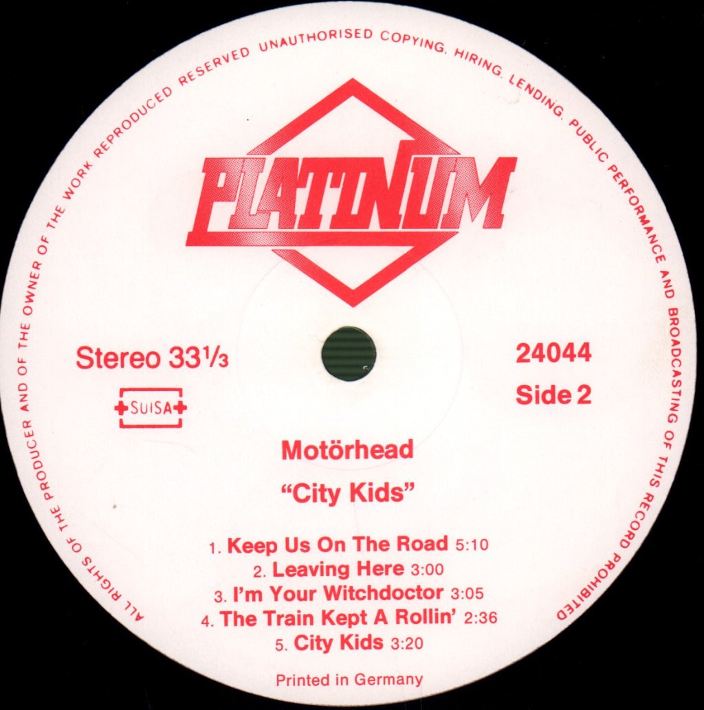 Motorhead - City Kids - Lp