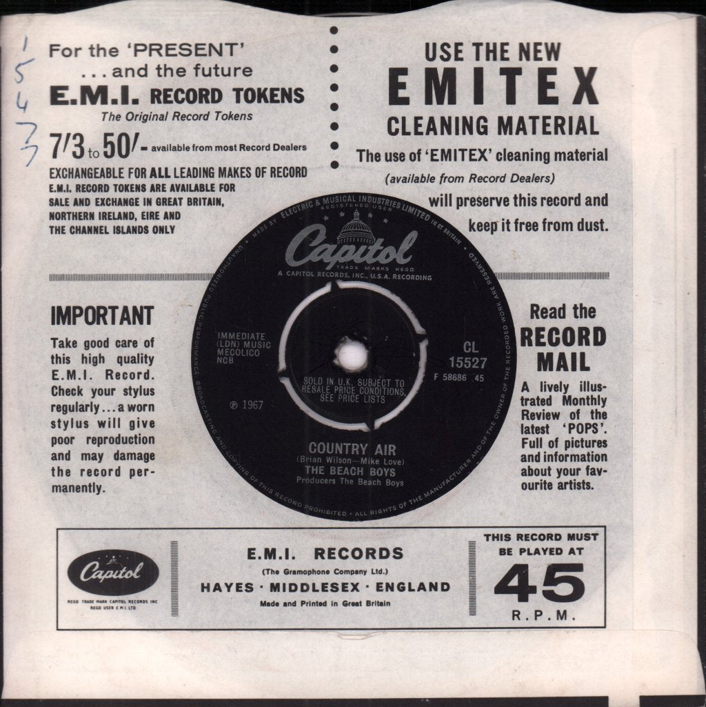 Beach Boys - Darlin' - 7 Inch