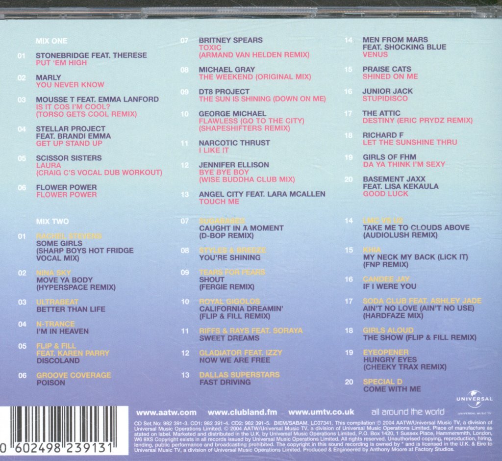 Various Artists - Clubmix Summer 2004 - Double Cd