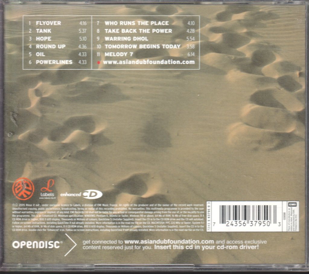 Asian Dub Foundation - Tank - Cd