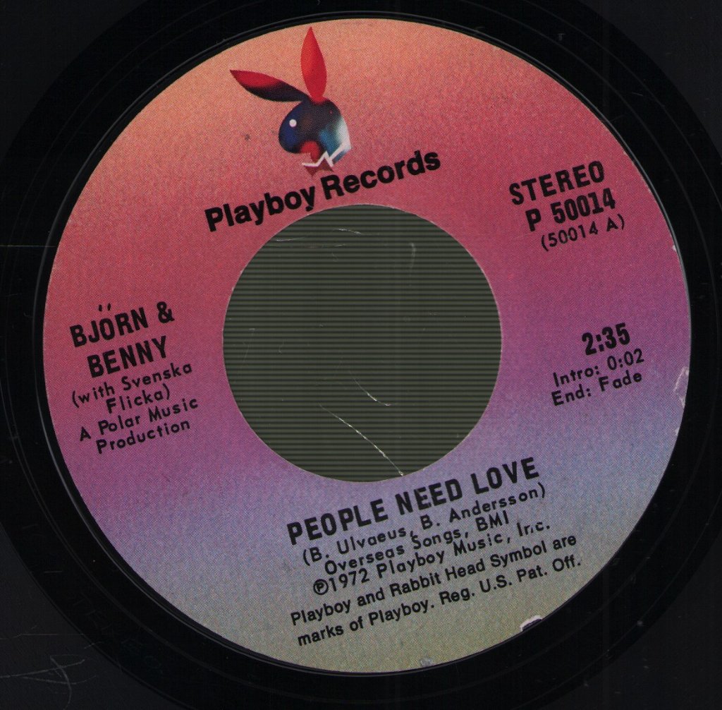 Björn & Benny, Agnetha & Anni-Frid - People Need Love / Merry-Go-Round - 7 Inch