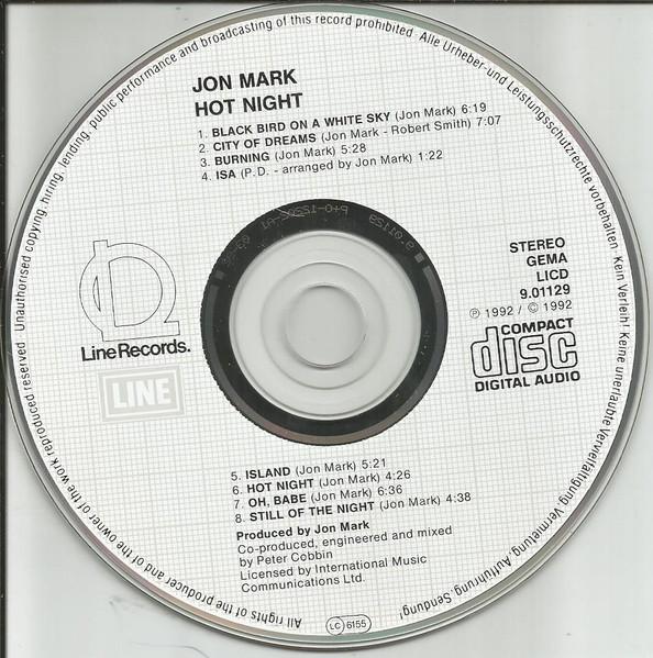 Jon Mark - Hot Night - Cd