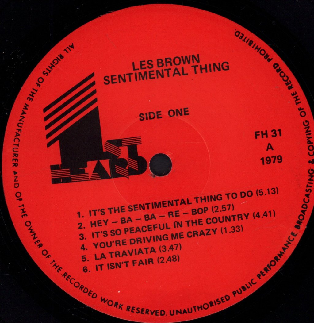 Les Brown And His Band Of Renown - Sentimental Thing - Lp