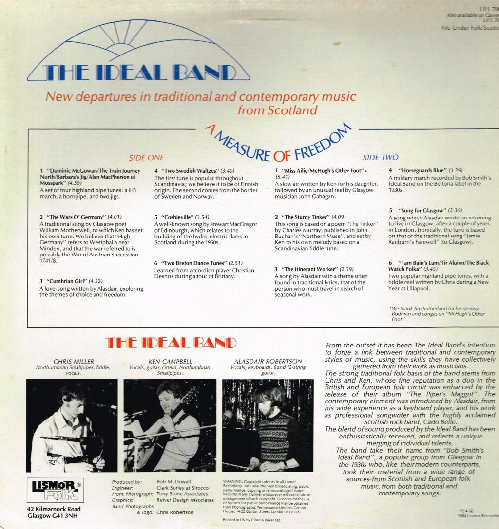 Ideal Band - A Measure Of Freedom - Lp