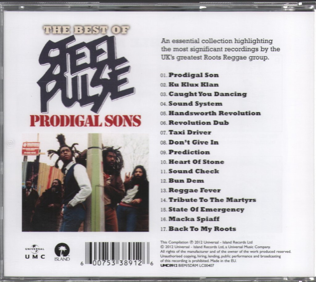 Steel Pulse - Best Of Steel Pulse (Prodigal Sons) - Cd