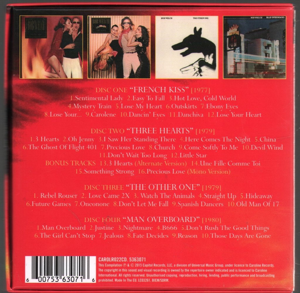 Bob Welch - Hot Love, Cold World - Cd Set