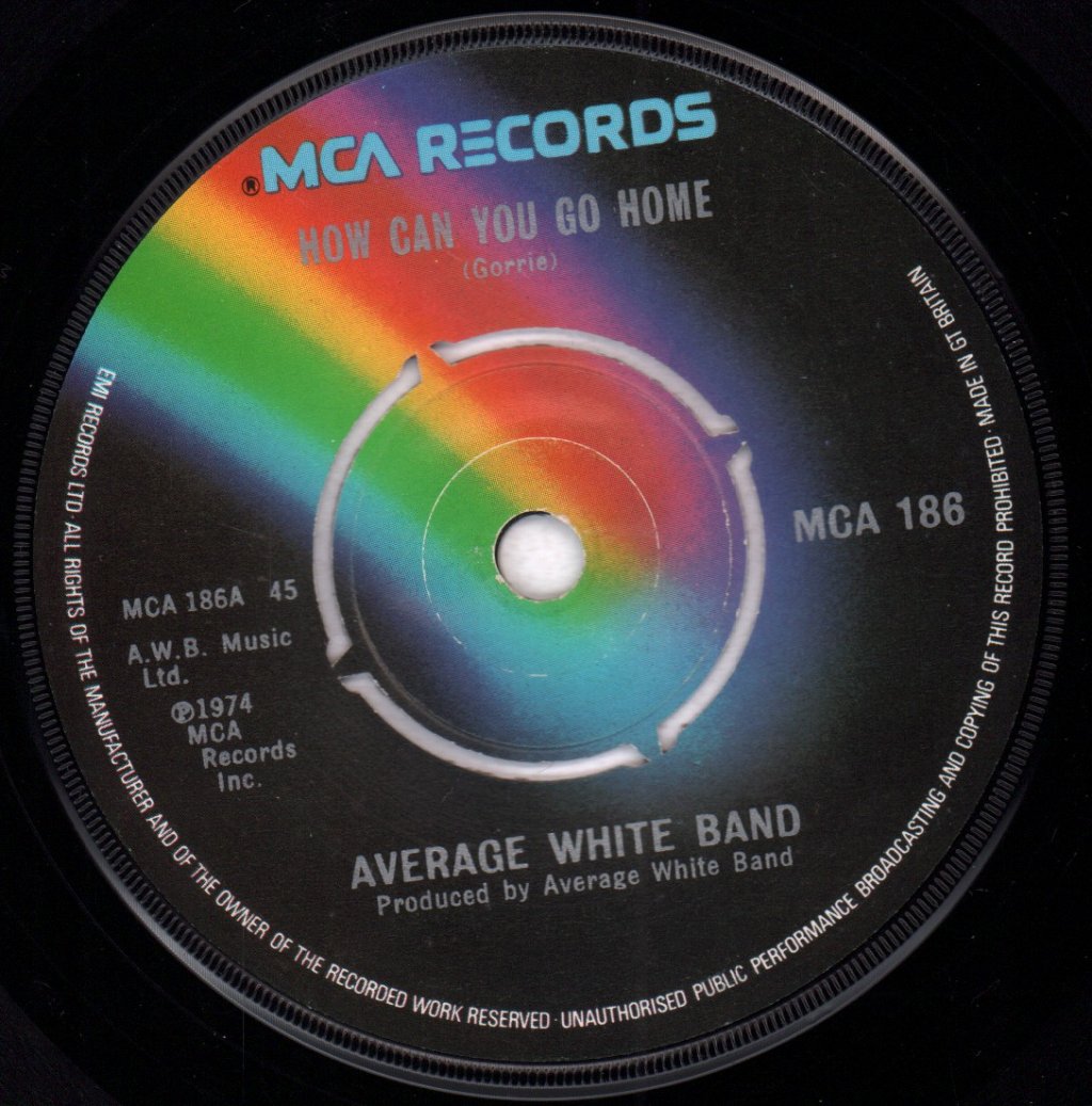 Average White Band - How Can You Go Home - 7 Inch