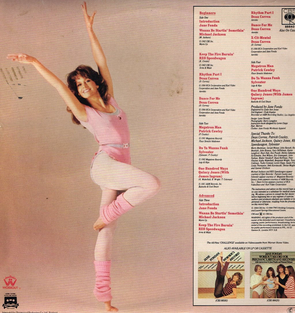 Jane Fonda - Jane Fonda's Workout Record - Double Lp