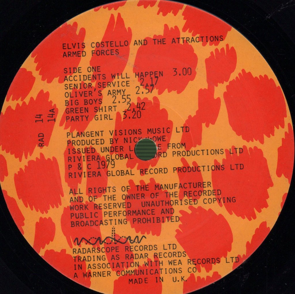 Elvis Costello - Armed Forces - Lp