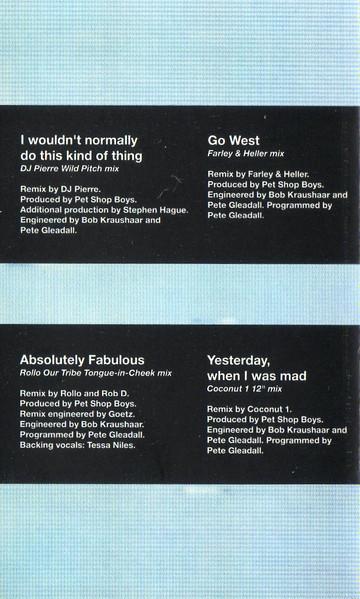 Pet Shop Boys - Disco 2 - Cassette