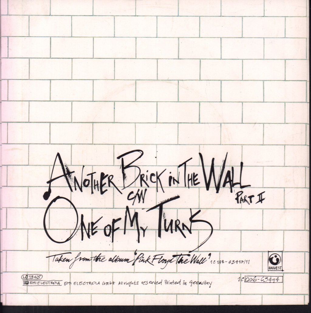 Pink Floyd - Another Brick In The Wall - 7 Inch