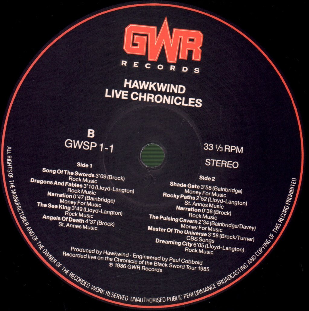 Hawkwind - Live Chronicles - Double Lp