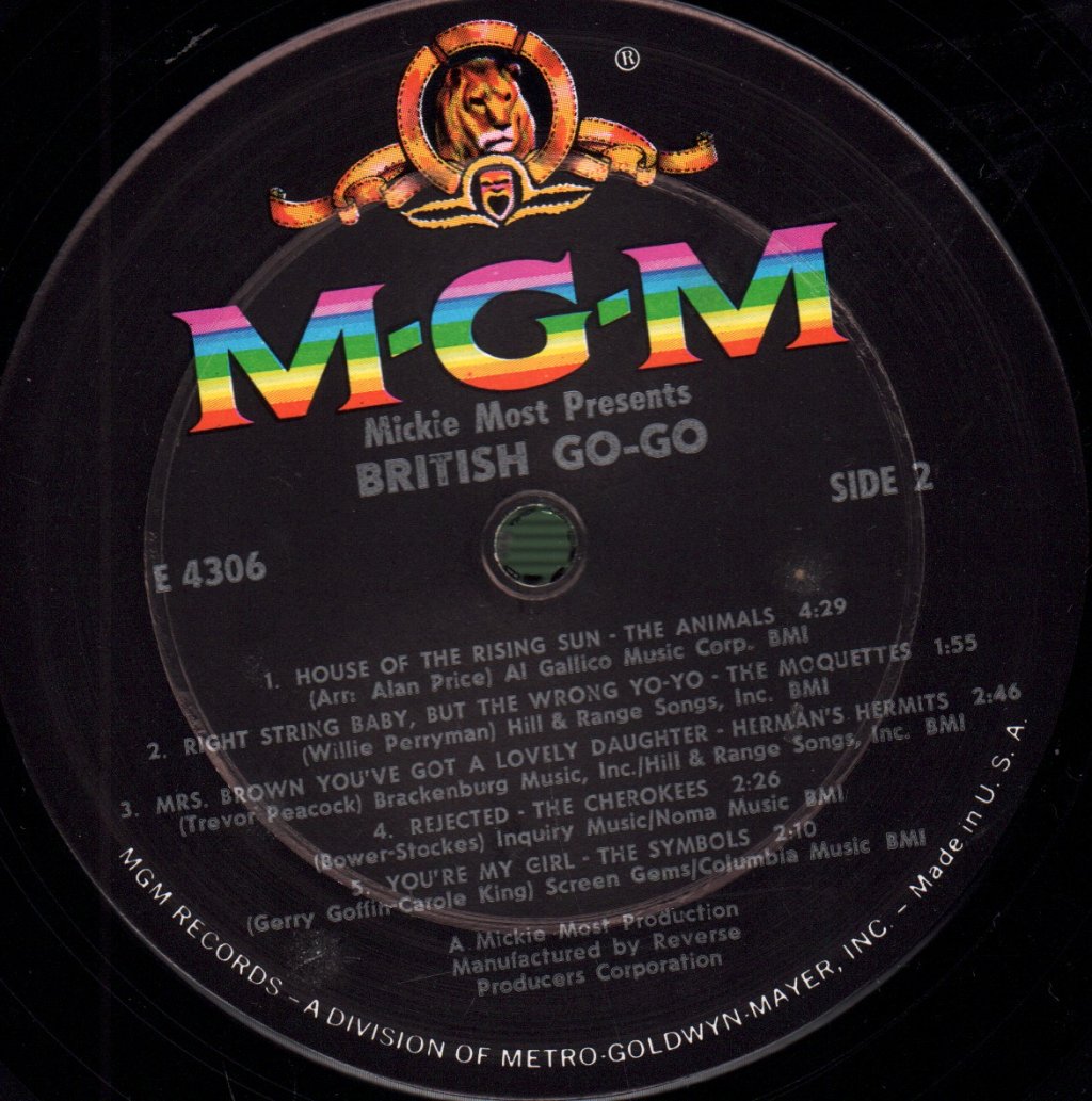 Various Artists - Mickie Most Presents British Go-Go - Lp
