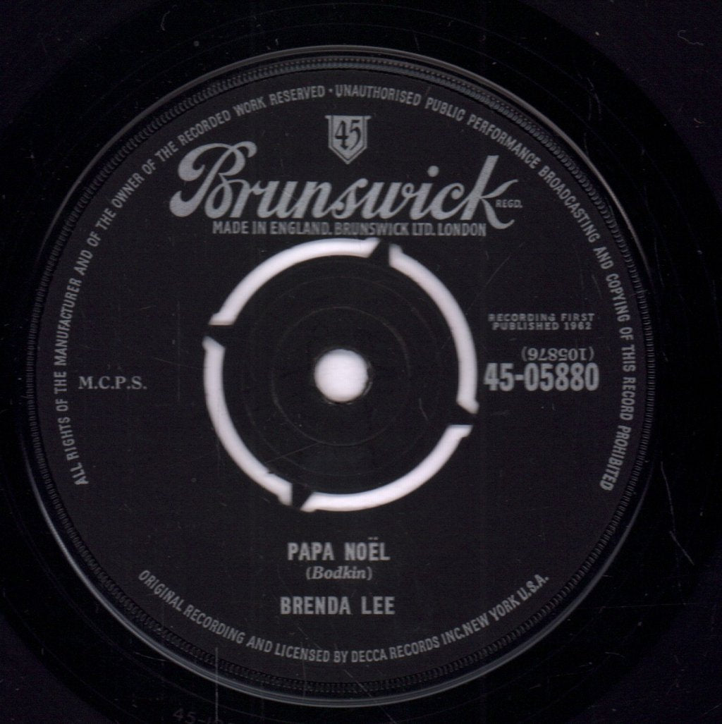 Brenda Lee - Rockin' Around The Christmas Tree - 7 Inch