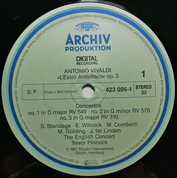 English Concert - vivaldi Concerti L'Estro Armonico - Double Lp