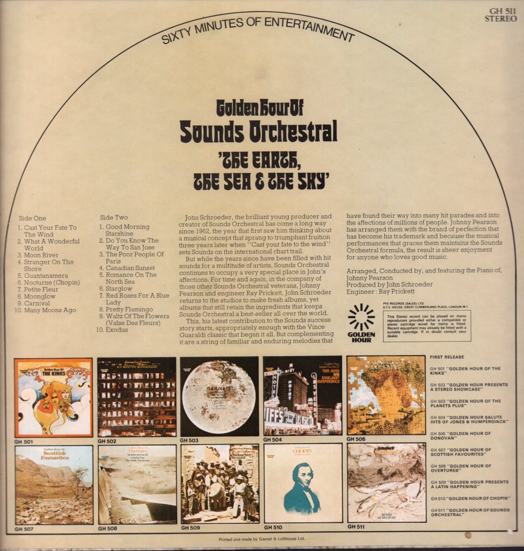 Sounds Orchestral - Golden Hour Of - Lp