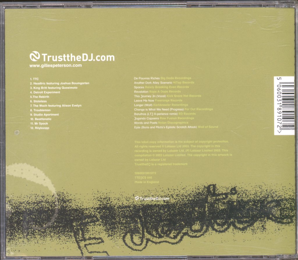 Various Artists - Gilles Peterson - GP04 - Eclectic - Cd