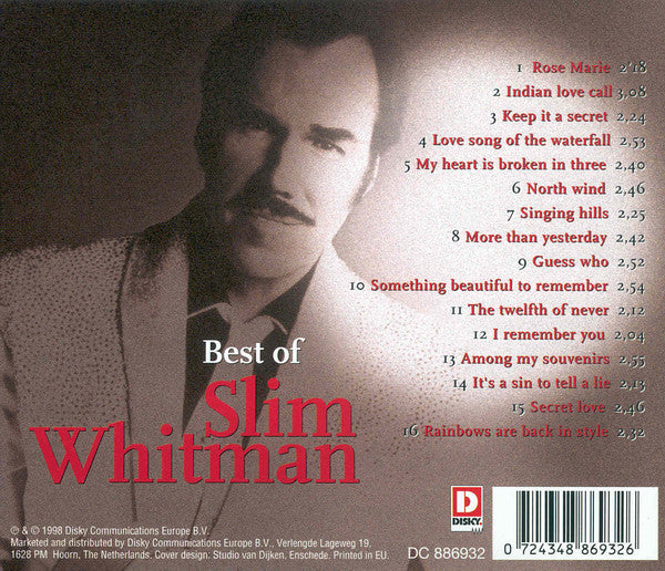 Slim Whitman - Best Of Slim Whitman - Cd