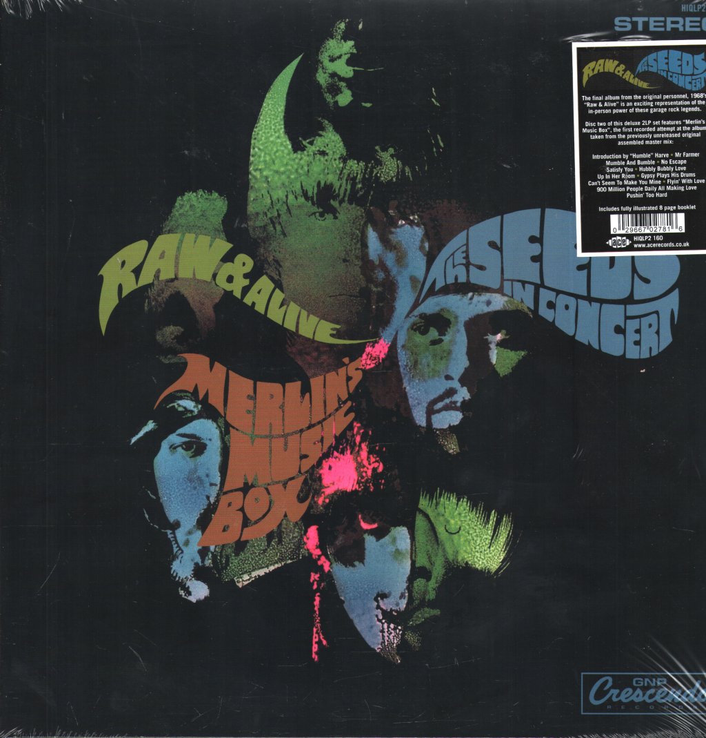 Seeds - Raw & Alive: Merlin's Music Box The Seeds In Concert - Double Lp