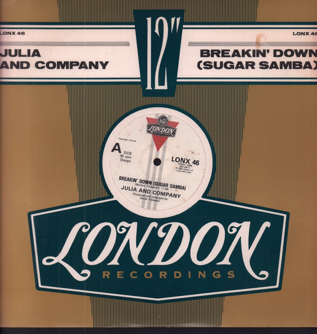 Julia And Company - Breakin' Down - 12 Inch