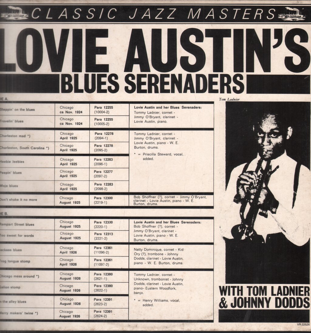 Lovie Austin's Blues Serenaders - Lovie Austin's Blues Serenaders - Lp