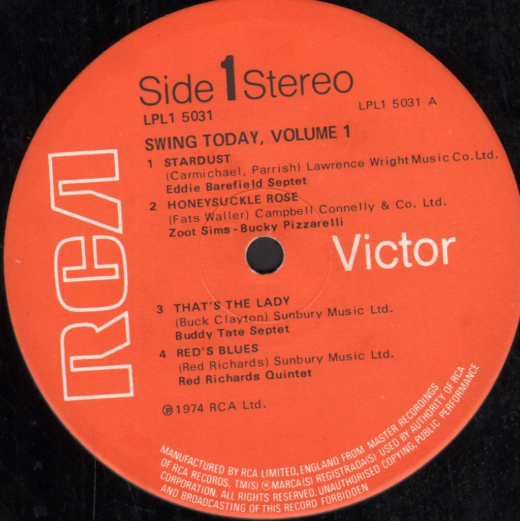 Various Artists - Swing Today Volume One - Lp