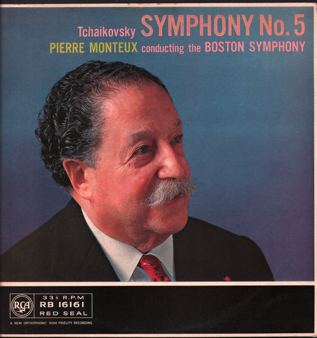 Pierre Monteux / Boston Symphony Orchestra - Tchaikovsky - Symphony No.5 - Lp