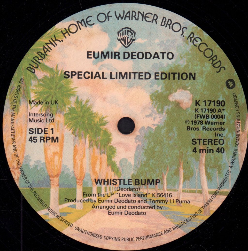 Eumir Deodato - Whistle Bump - 12 Inch